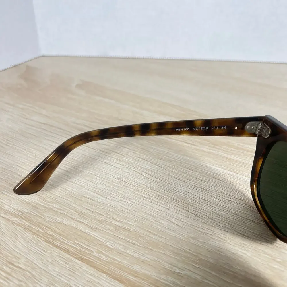 Ray-Ban RB4168 Meteor 710 Sunglasses Tortoise Shell READ DESC Italy